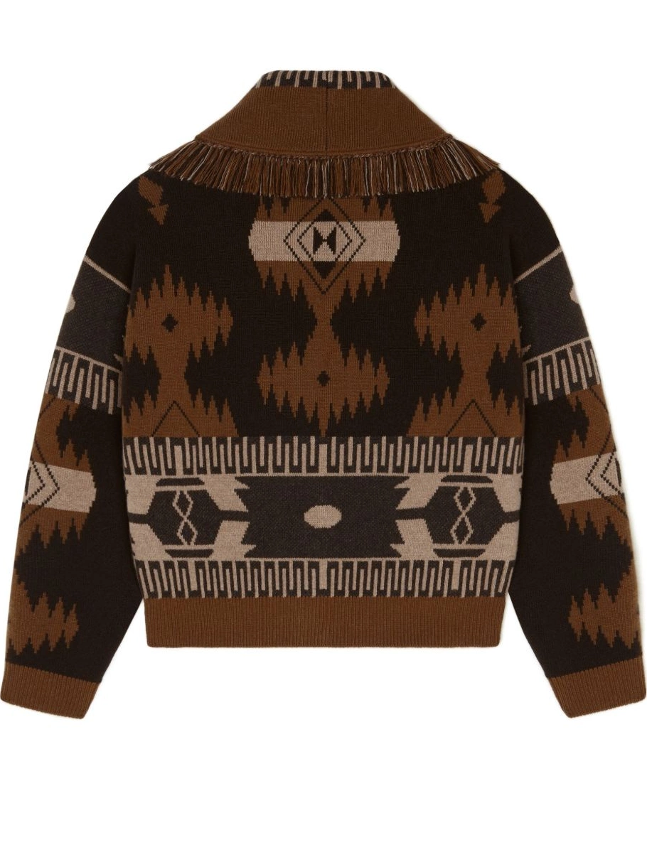 Cheap patterned-jacquard Women cardigan Alanui 0726
